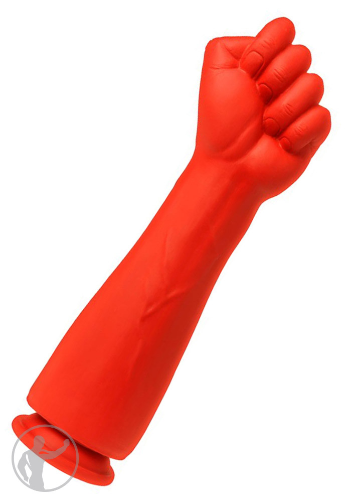 Stretch Fist Dildo No Premium Quality Silicone Realistic Red